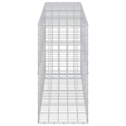 vidaXL Gabion with 5 mm Wire and 10x10 cm Mesh 350x50x100 cm 4
