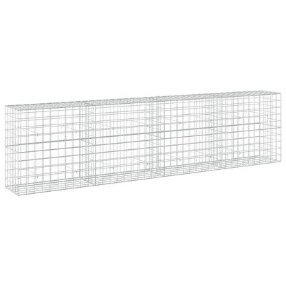 vidaXL Gabion with 5 mm Wire and 10x10 cm Mesh 400x50x100 cm 2