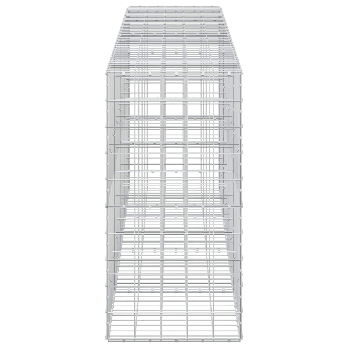 vidaXL Gabion with 5 mm Wire and 10x10 cm Mesh 400x50x100 cm 4