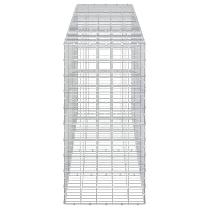 vidaXL Gabion with 5 mm Wire and 10x10 cm Mesh 400x50x100 cm 4