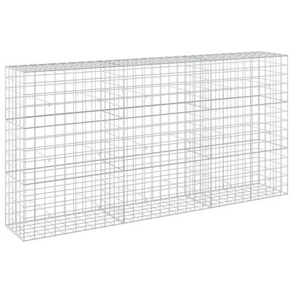 vidaXL Gabion with 5 mm Wire and 10x10 cm Mesh 300x50x150 cm 2