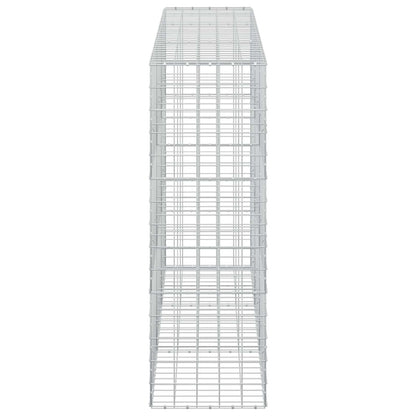 vidaXL Gabion with 5 mm Wire and 10x10 cm Mesh 300x50x150 cm 4