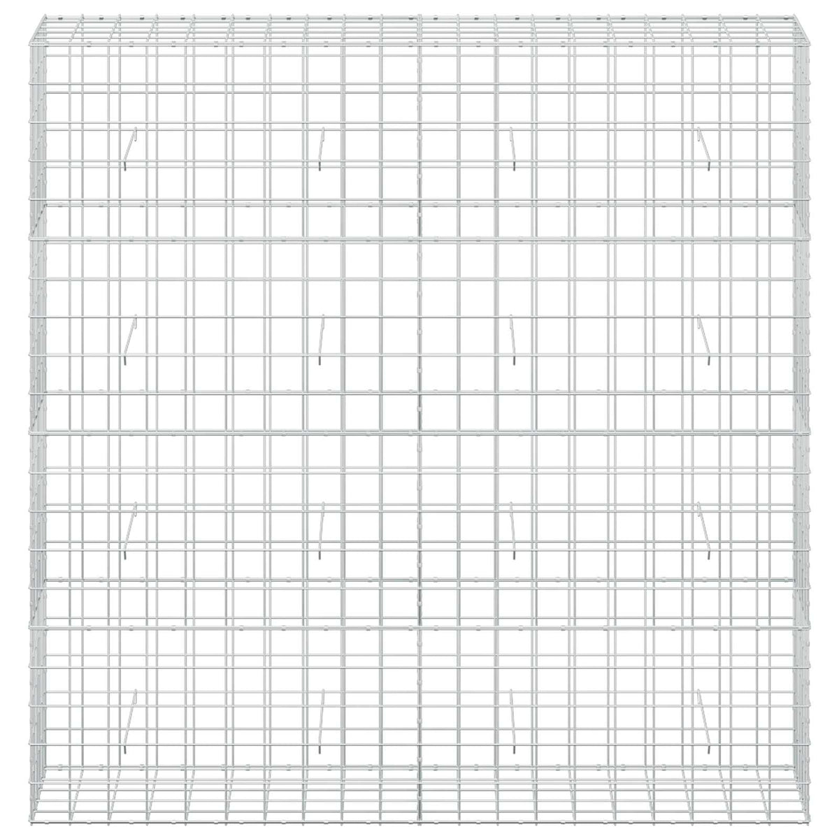 vidaXL Gabion with 5 mm Wire and 10x10 cm Mesh 200x50x200 cm 3