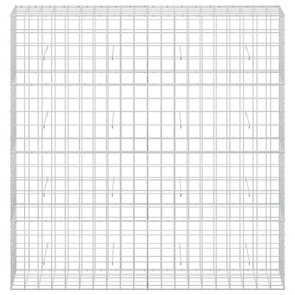 vidaXL Gabion with 5 mm Wire and 10x10 cm Mesh 200x50x200 cm 3