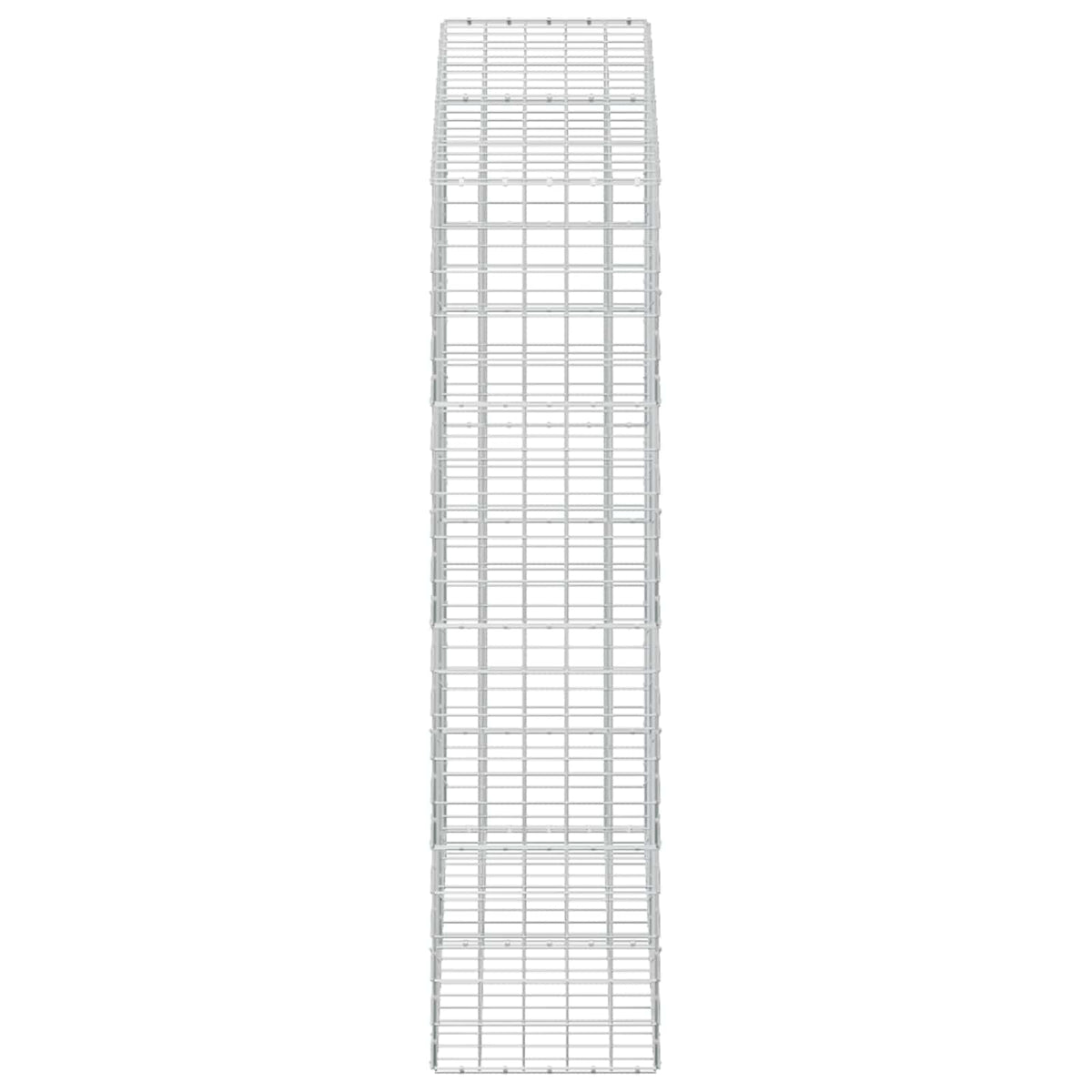 vidaXL Gabion with 5 mm Wire and 10x10 cm Mesh 200x50x200 cm 4