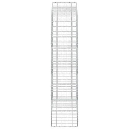 vidaXL Gabion with 5 mm Wire and 10x10 cm Mesh 200x50x200 cm 4