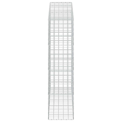 vidaXL Gabion with 5 mm Wire and 10x10 cm Mesh 250x50x200 cm 4