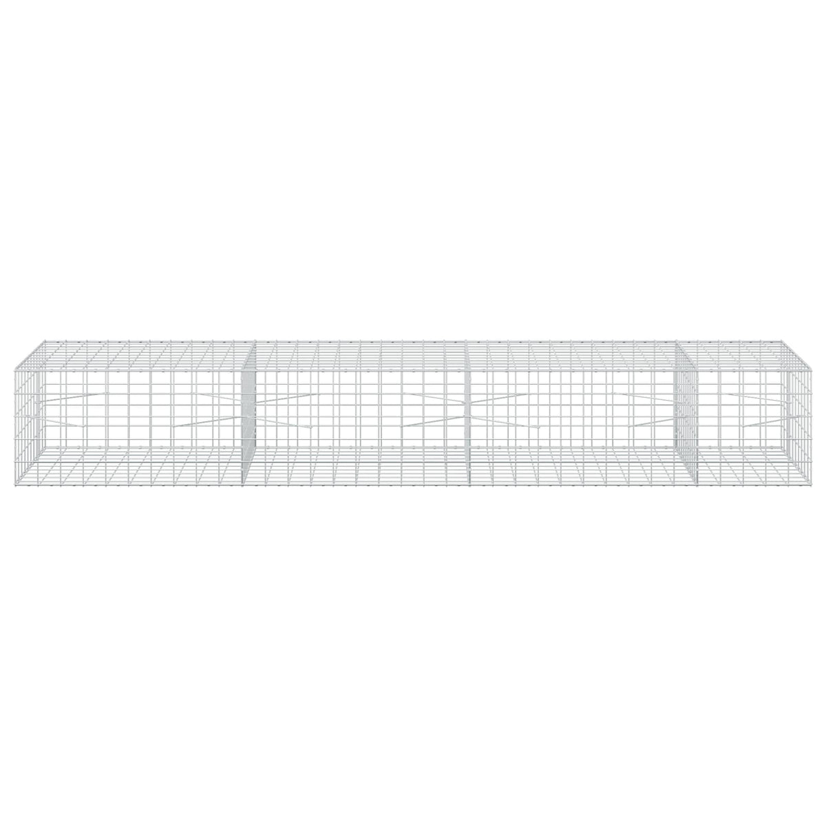 vidaXL Gabion with 5 mm Wire and 10x10 cm Mesh 350x100x50 cm 3
