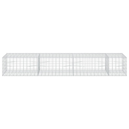 vidaXL Gabion with 5 mm Wire and 10x10 cm Mesh 350x100x50 cm 3