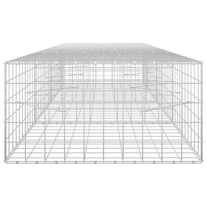 vidaXL Gabion with 5 mm Wire and 10x10 cm Mesh 350x100x50 cm 4