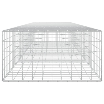 vidaXL Gabion with 5 mm Wire and 10x10 cm Mesh 400x100x50 cm 4