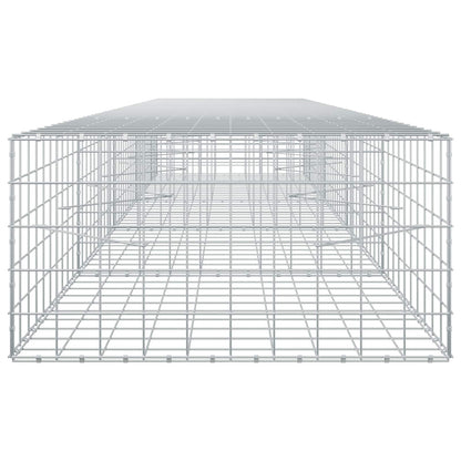 vidaXL Gabion with 5 mm Wire and 10x10 cm Mesh 450x100x50 cm 4