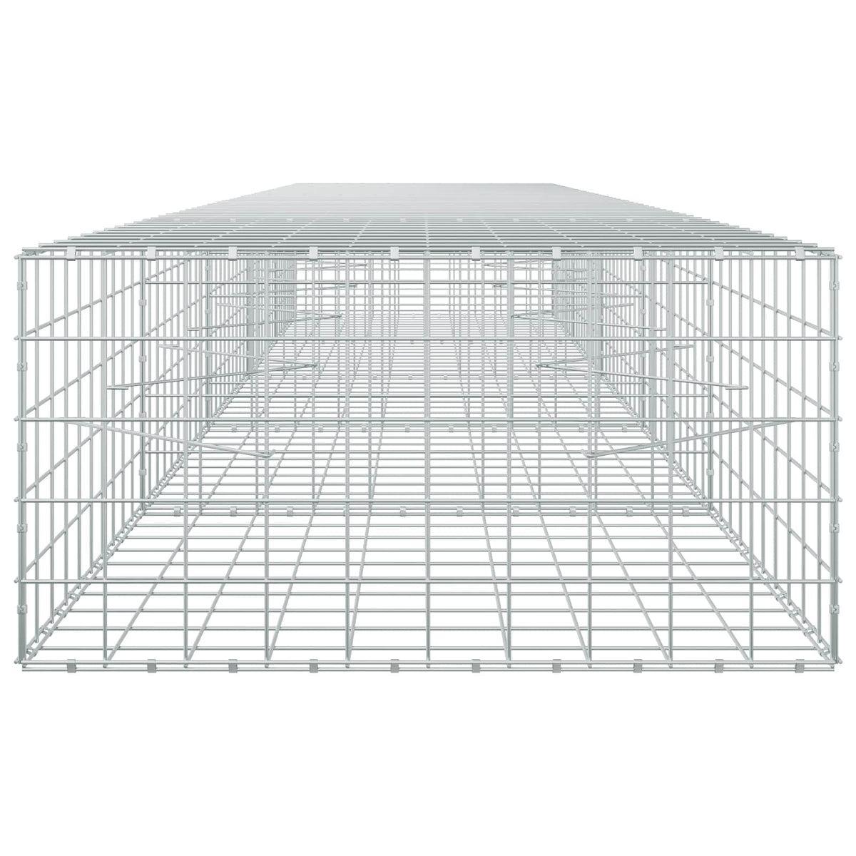 vidaXL Gabion with 5 mm Wire and 10x10 cm Mesh 500x100x50 cm 4