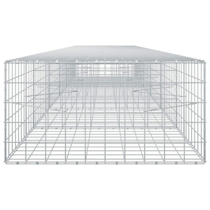 vidaXL Gabion with 5 mm Wire and 10x10 cm Mesh 600x100x50 cm 4