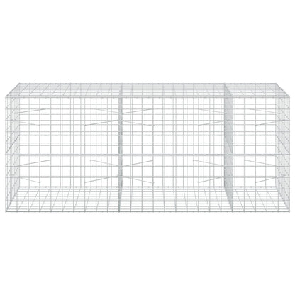 vidaXL Gabion with 5 mm Wire and 10x10 cm Mesh 250x100x100 cm 3