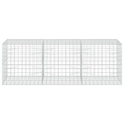 vidaXL Gabion with 5 mm Wire and 10x10 cm Mesh 300x100x100 cm 3