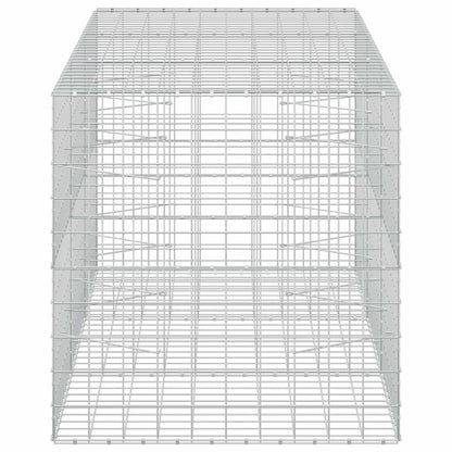 vidaXL Gabion with 5 mm Wire and 10x10 cm Mesh 300x100x100 cm 4