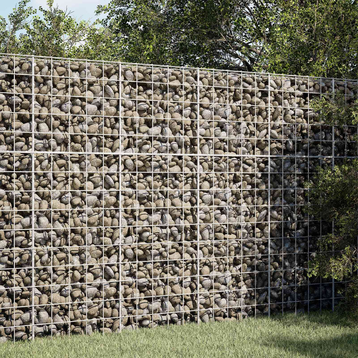 vidaXL Gabion with 5 mm Wire and 10x10 cm Mesh 150x100x150 cm 1