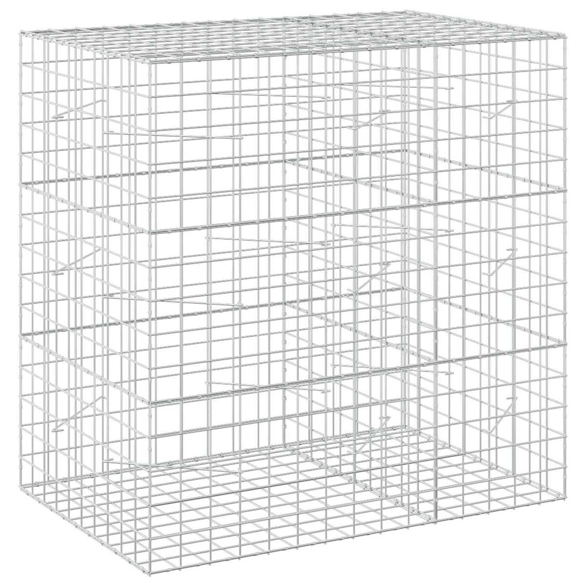 vidaXL Gabion with 5 mm Wire and 10x10 cm Mesh 150x100x150 cm 2
