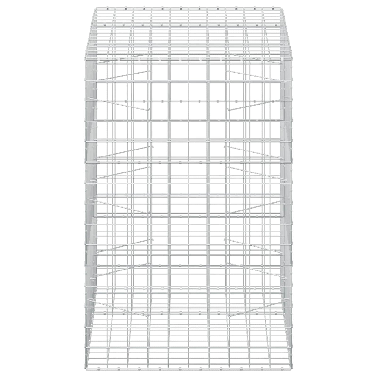 vidaXL Gabion with 5 mm Wire and 10x10 cm Mesh 150x100x150 cm 4