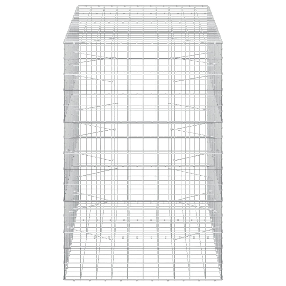vidaXL Gabion with 5 mm Wire and 10x10 cm Mesh 200x100x150 cm 4