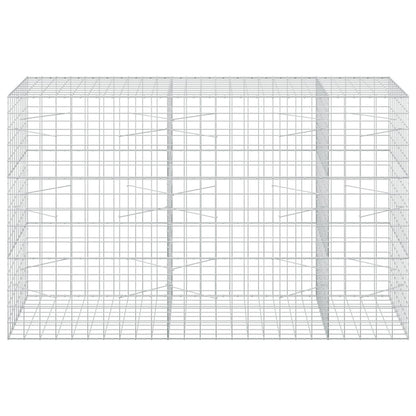 vidaXL Gabion with 5 mm Wire and 10x10 cm Mesh 250x100x150 cm 3
