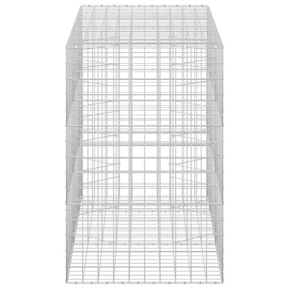 vidaXL Gabion with 5 mm Wire and 10x10 cm Mesh 250x100x150 cm 4