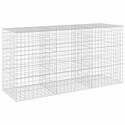 vidaXL Gabion with 5 mm Wire and 10x10 cm Mesh 300x100x150 cm 2