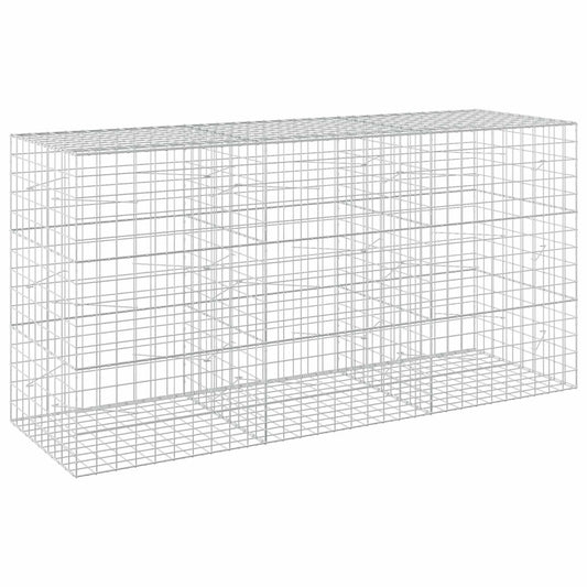 vidaXL Gabion with 5 mm Wire and 10x10 cm Mesh 300x100x150 cm 2