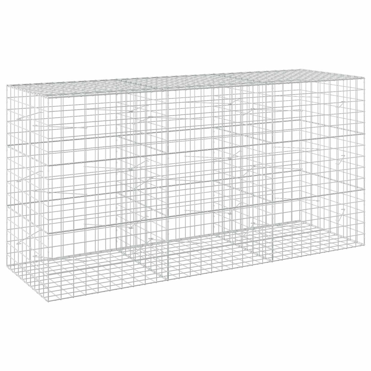 Gabion with 5 mm Wire and 10x10 cm Mesh 50x100x150 cm Height 150 cm Thickness 100 cm 50–1000 cm 300 cm