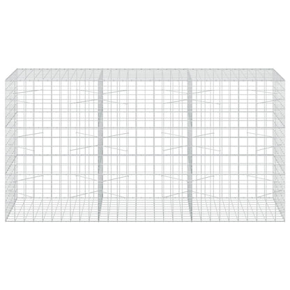 vidaXL Gabion with 5 mm Wire and 10x10 cm Mesh 300x100x150 cm 3