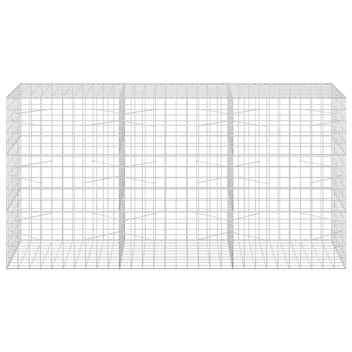 Gabion with 5 mm Wire and 10x10 cm Mesh 50x100x150 cm Height 150 cm Thickness 100 cm 50–1000 cm 300 cm