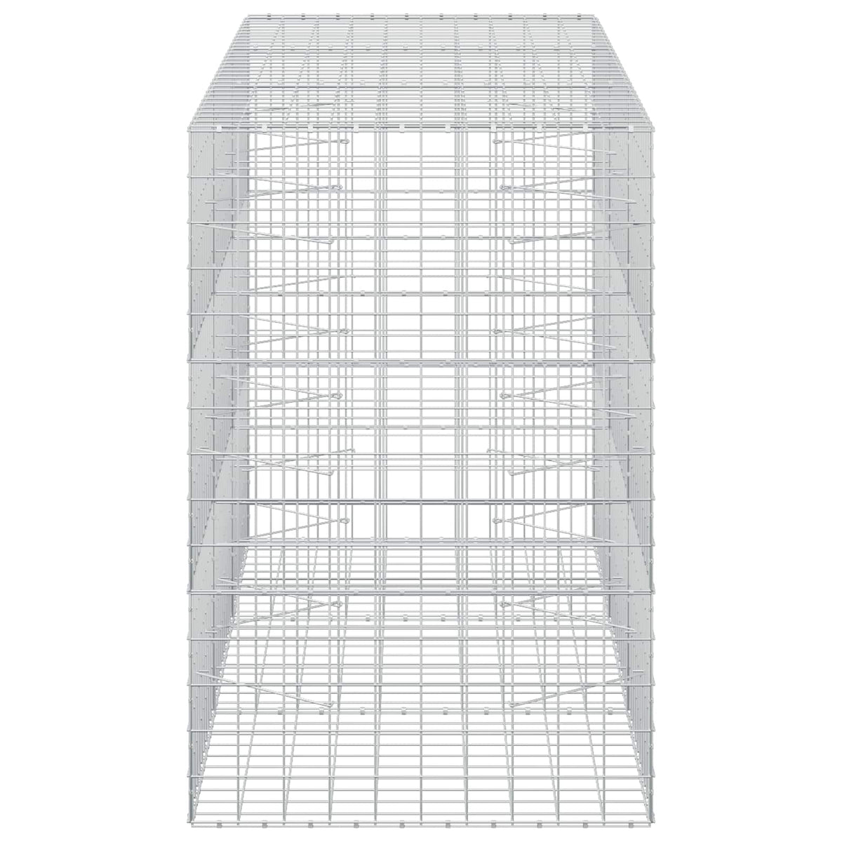 vidaXL Gabion with 5 mm Wire and 10x10 cm Mesh 300x100x150 cm 4