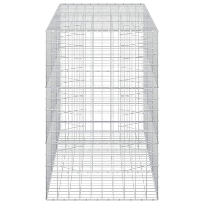 vidaXL Gabion with 5 mm Wire and 10x10 cm Mesh 300x100x150 cm 4