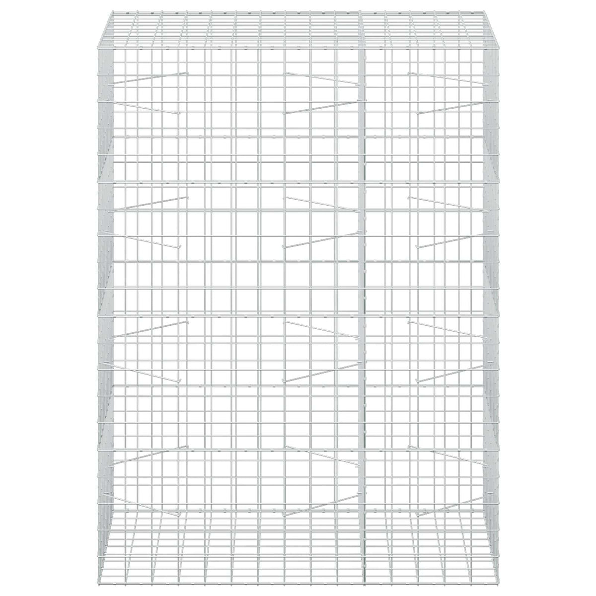 vidaXL Gabion with 5 mm Wire and 10x10 cm Mesh 150x100x200 cm 3