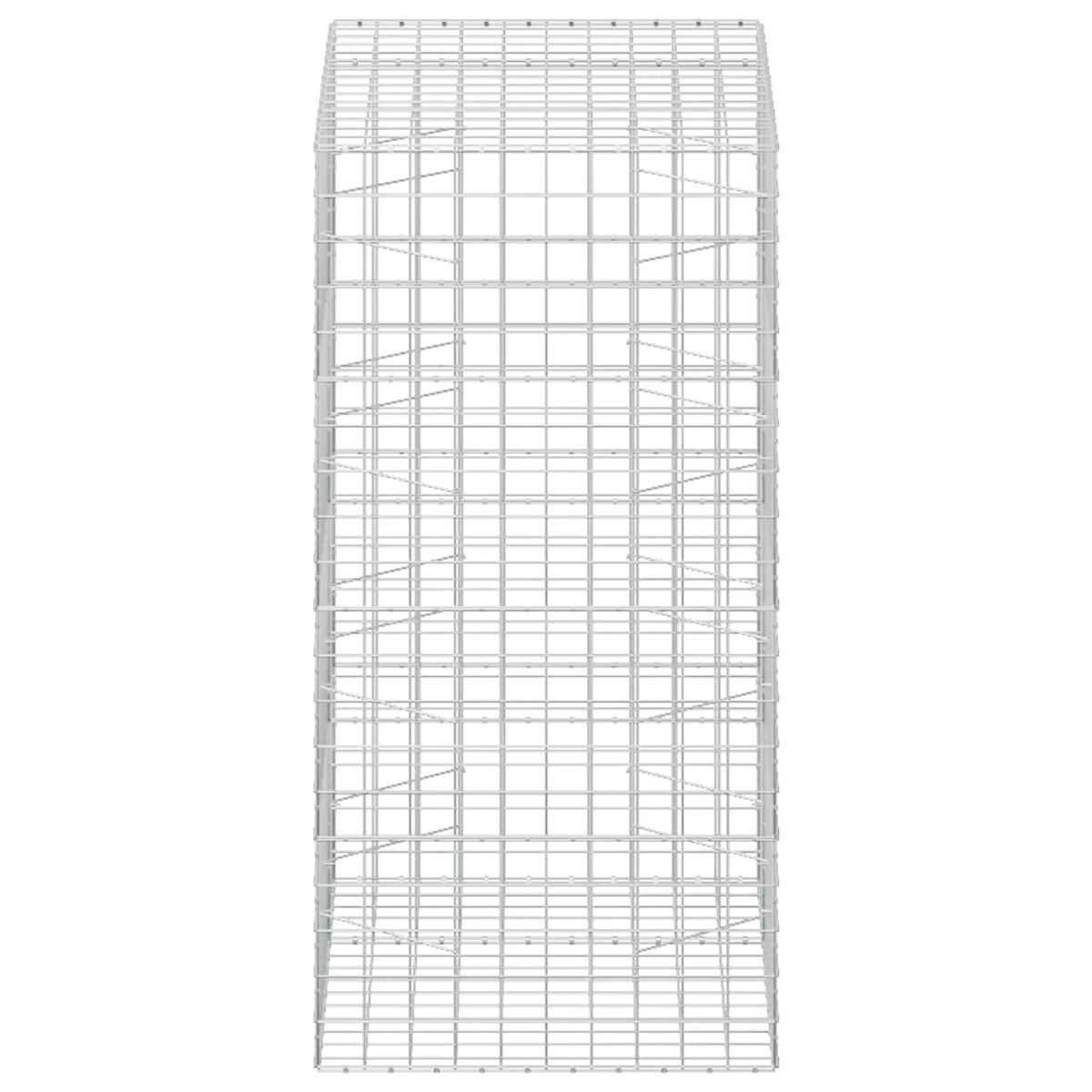 vidaXL Gabion with 5 mm Wire and 10x10 cm Mesh 150x100x200 cm 4