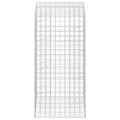 vidaXL Gabion with 5 mm Wire and 10x10 cm Mesh 150x100x200 cm 4