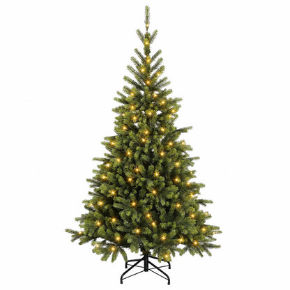 Artificial Christmas Tree with Bauble 150 LEDs 120 cm with LEDs