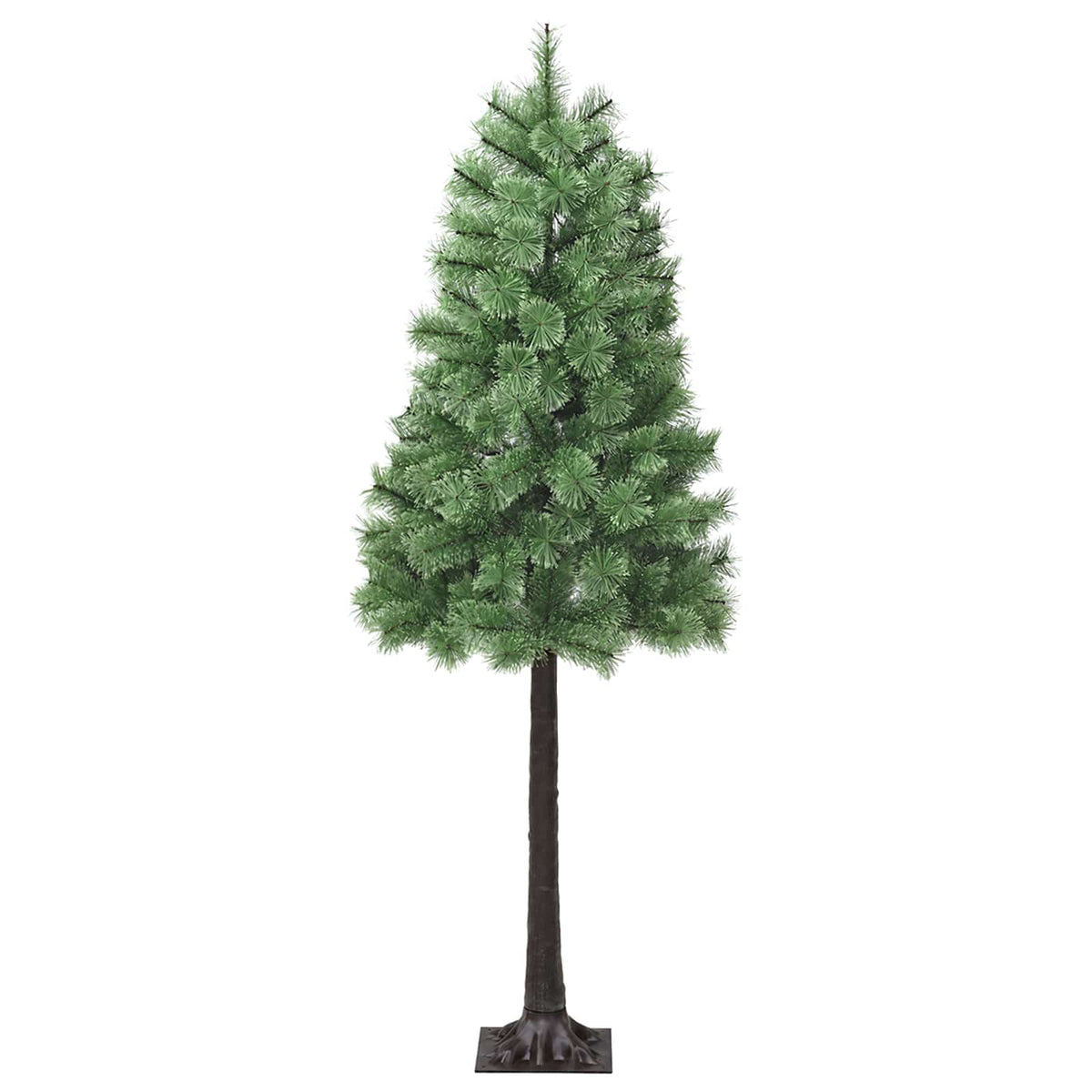 Artificial Hinged Christmas Tree with Baubles 150 LEDs Green 120 cm with LEDs