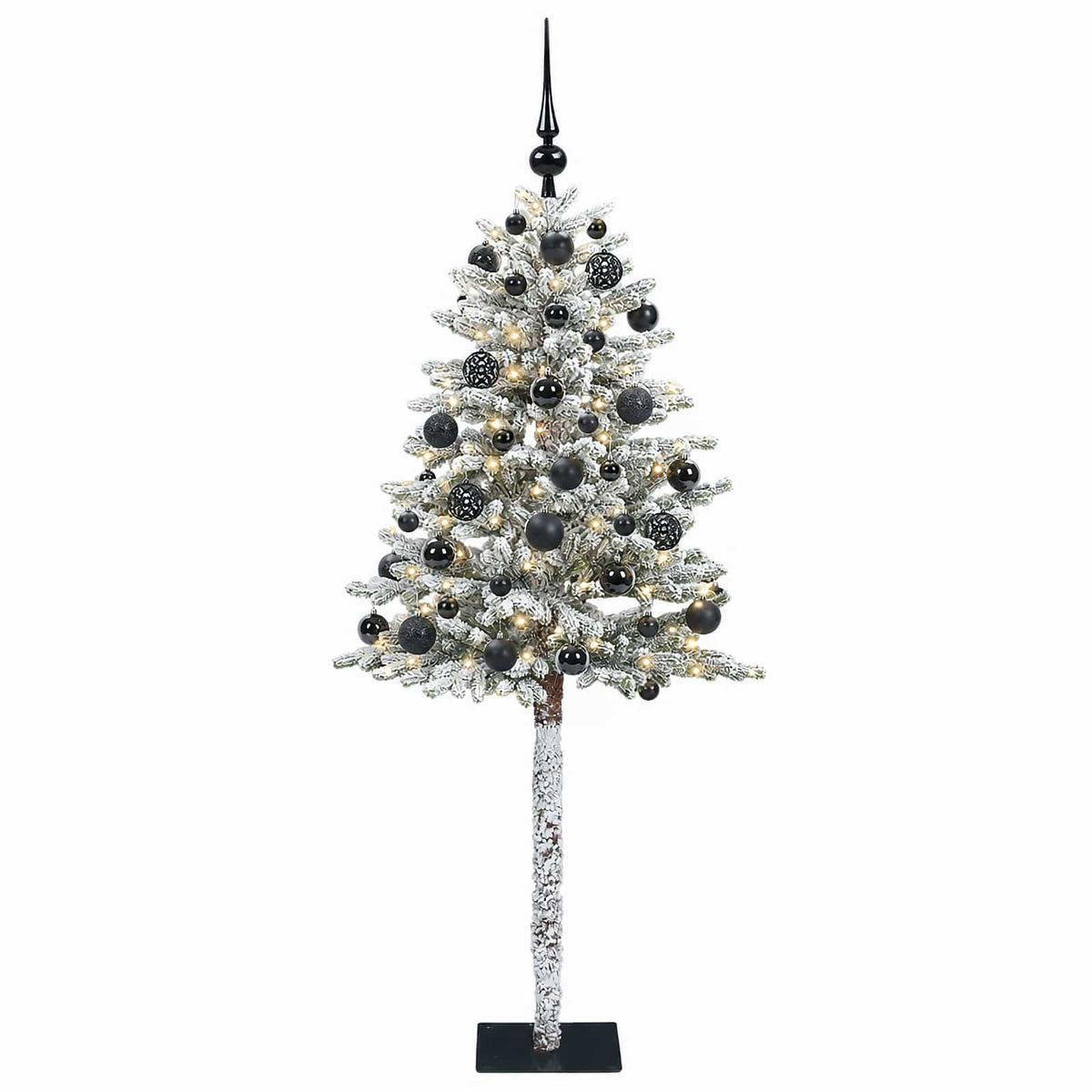 vidaXL Artificial Christmas Tree with Bauble 150 cm 150 LEDs 4