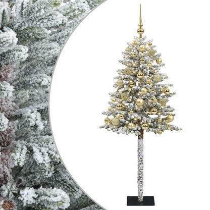vidaXL Artificial Christmas Tree with Bauble 150 cm 150 LEDs 2