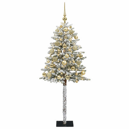 vidaXL Artificial Christmas Tree with Bauble 150 cm 150 LEDs 4