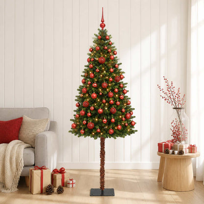 vidaXL Artificial Christmas Tree with Bauble 150 cm 150 LEDs 3