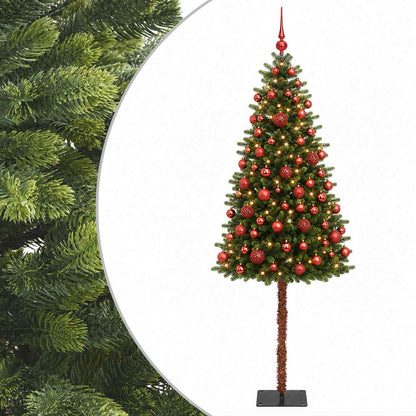 vidaXL Artificial Christmas Tree with Bauble 150 cm 150 LEDs 2