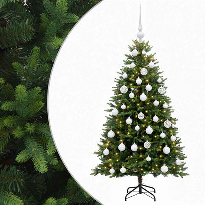 vidaXL Artificial Christmas Tree with Bauble 150 cm 150 LEDs 2