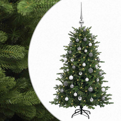vidaXL Artificial Christmas Tree with Bauble 150 cm 150 LEDs 2