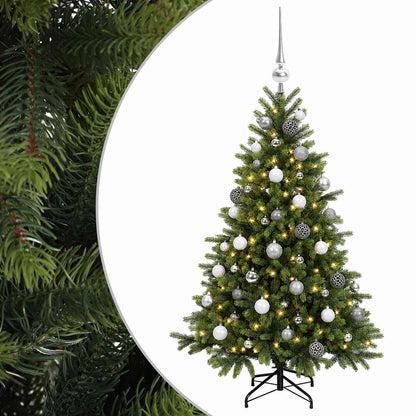 vidaXL Artificial Christmas Tree with Bauble 120 cm 150 LEDs 2