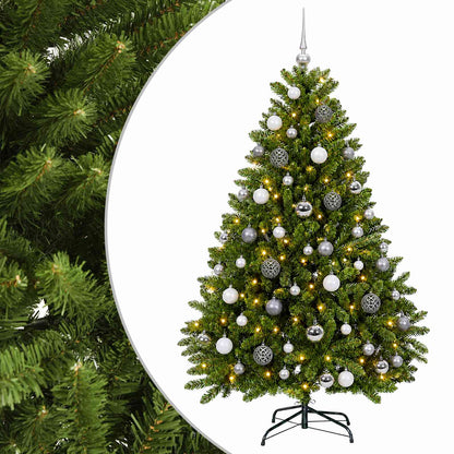 vidaXL Artificial Christmas Tree Light Green with Bauble 120 cm 2