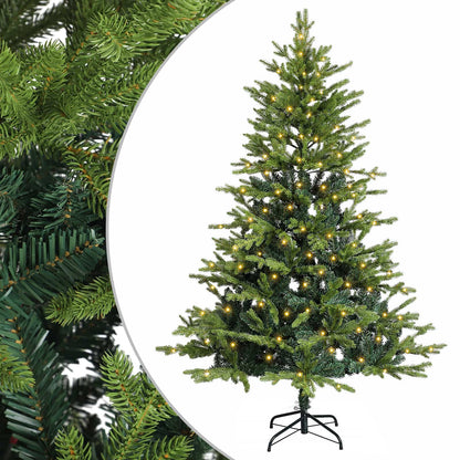 Artificial Christmas Tree with Bauble 300 LEDs Green Height 240 cm with LEDs