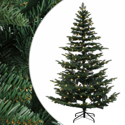 Artificial Christmas Tree with Bauble 300 LEDs Green Height 240 cm with LEDs